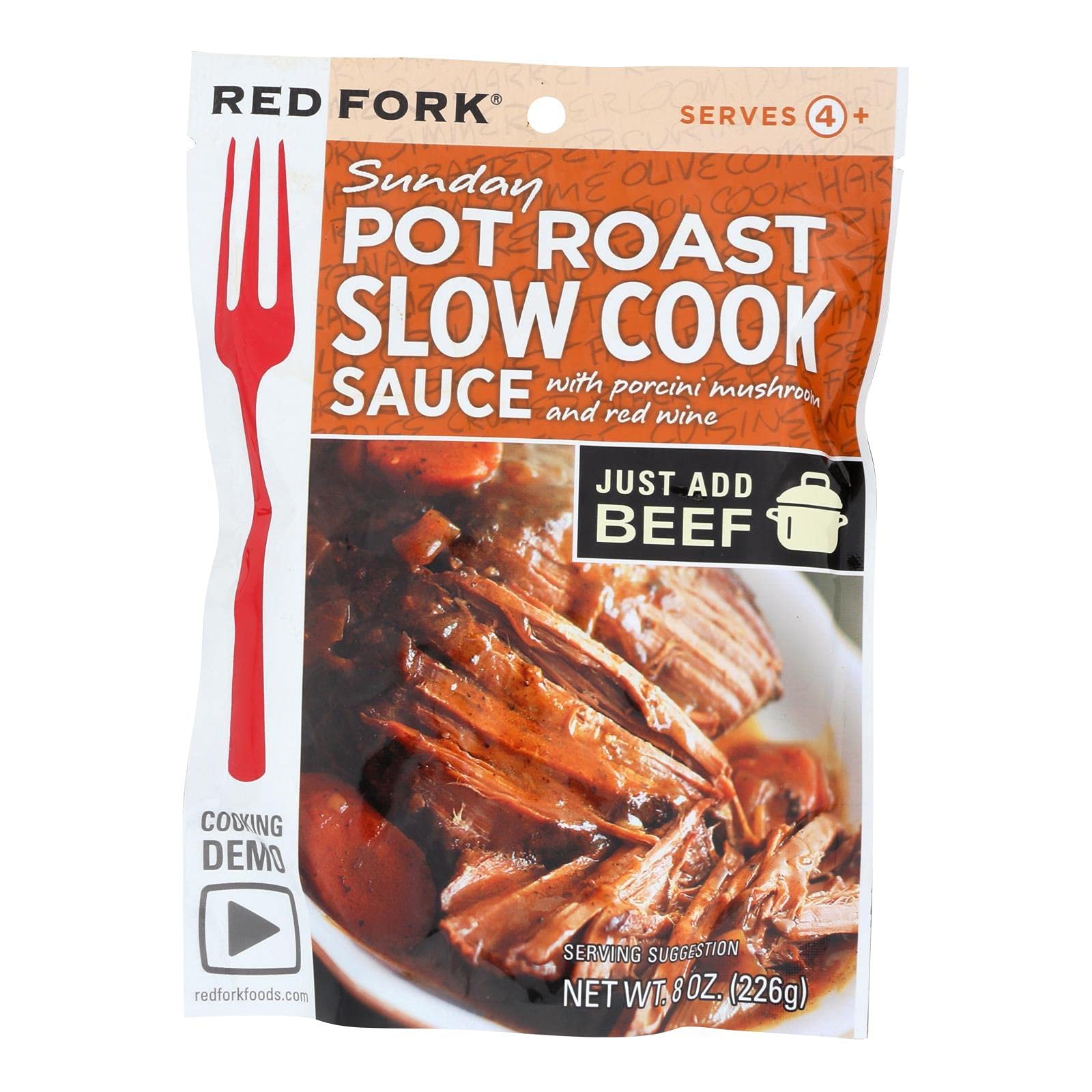 Red Fork Seasoning Sauce, Sunday Pot Roast, 8 Ounce (Pack Of 6)