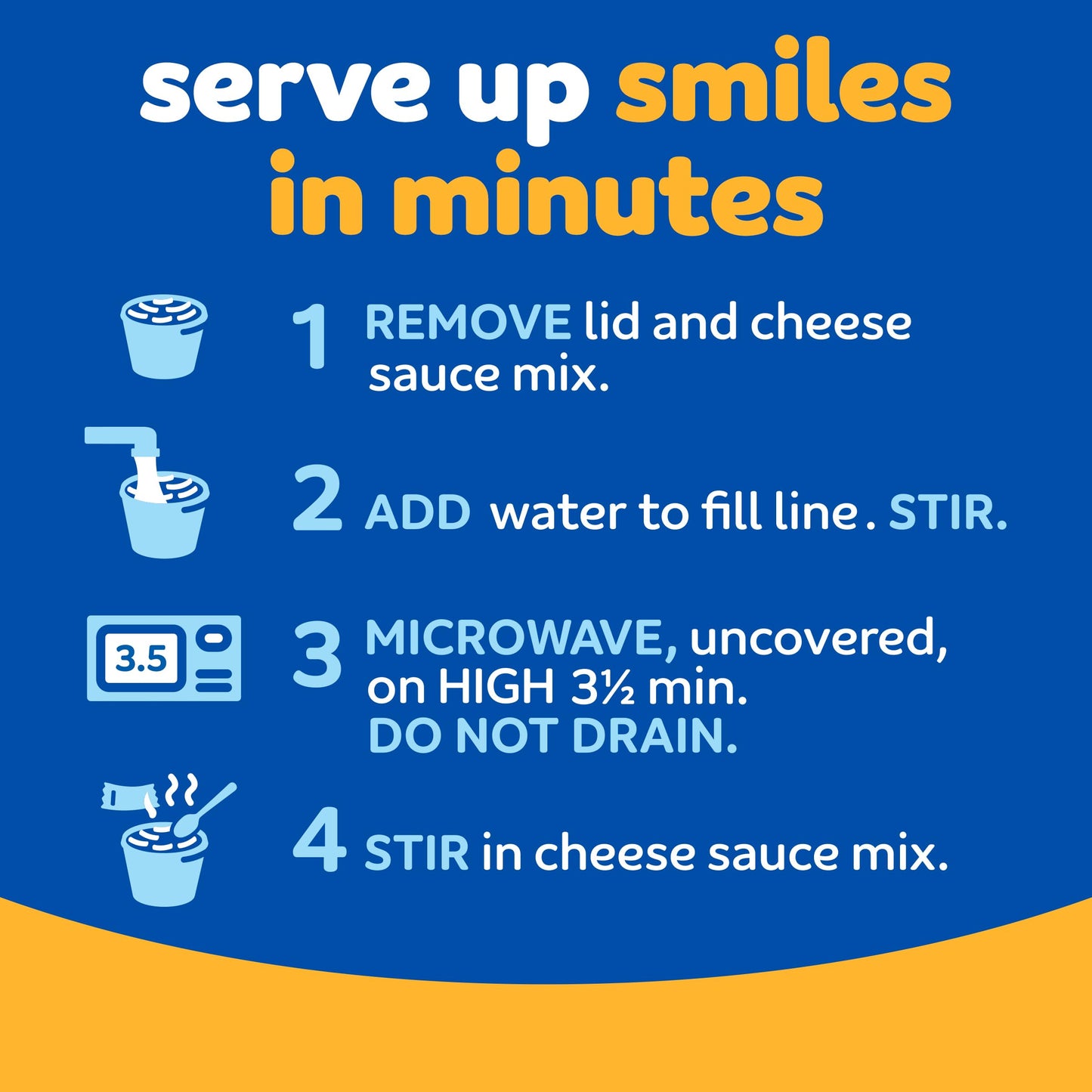 Kraft Original Mac N Cheese Macaroni And Cheese Cups Easy Microwavable Dinner, 4 Ct Pack, 2.05 Oz Cups