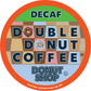 Double Donut Coffee Decaf Coffee Pods, Medium Roast, 24 Count, Compatible with Keurig K Cup Brewer