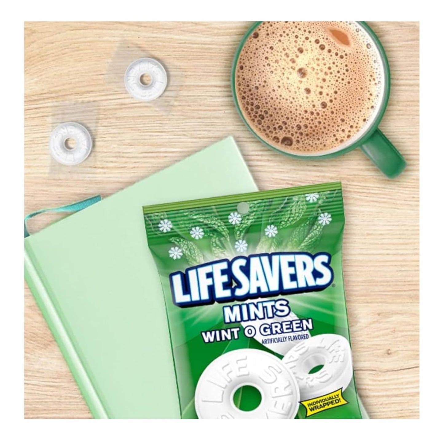 Life Savers Wint O Green Mints - 2lbs of Delicious Wintergreen Mints - Delicious Candy Everyone is Sure to Love - Individually Wrapped