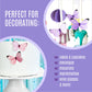 Sugar Robot Edible Butterflies - Purple Pastel Cake Toppers, 1.75 Rice Paper, Made in USA