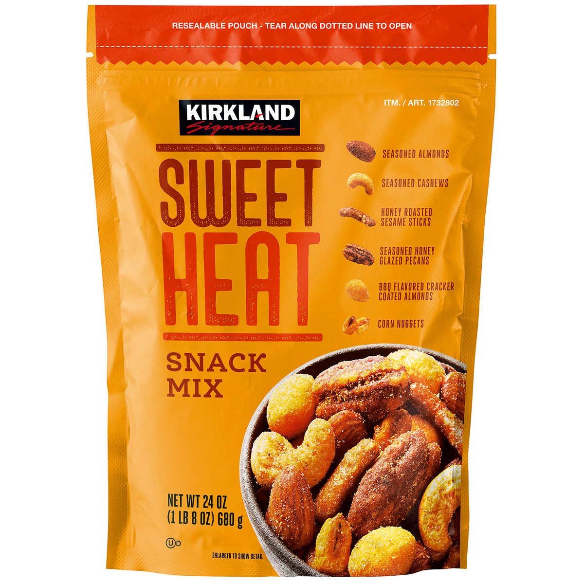 Kirkland Signature Sweet Heat Snack Mix, 24 oz (680g), Pack of 1