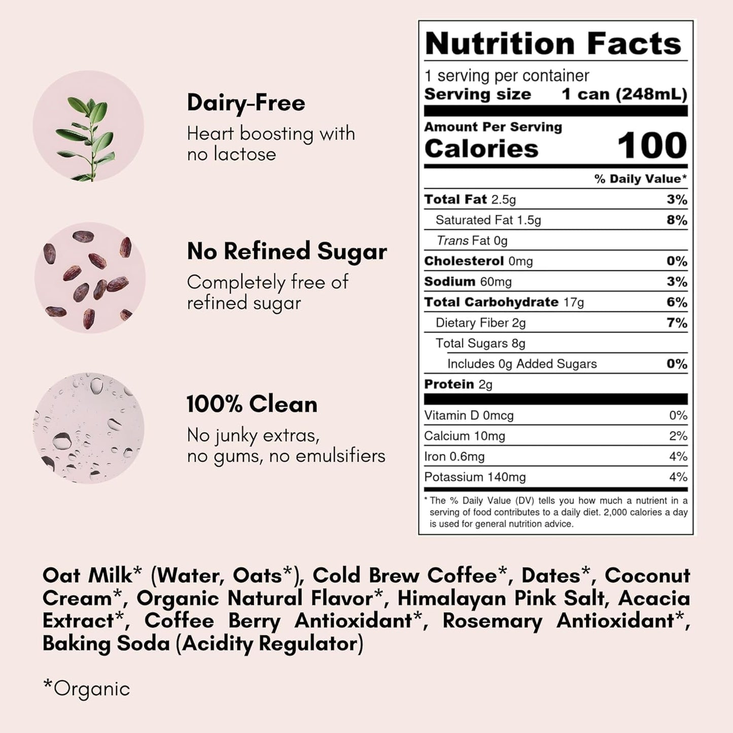 Pop & Bottle Oat Milk Lattes - Classic & Matcha, Vegan, Dairy & Gluten Free, 8 Fl Oz (Pack of 12)
