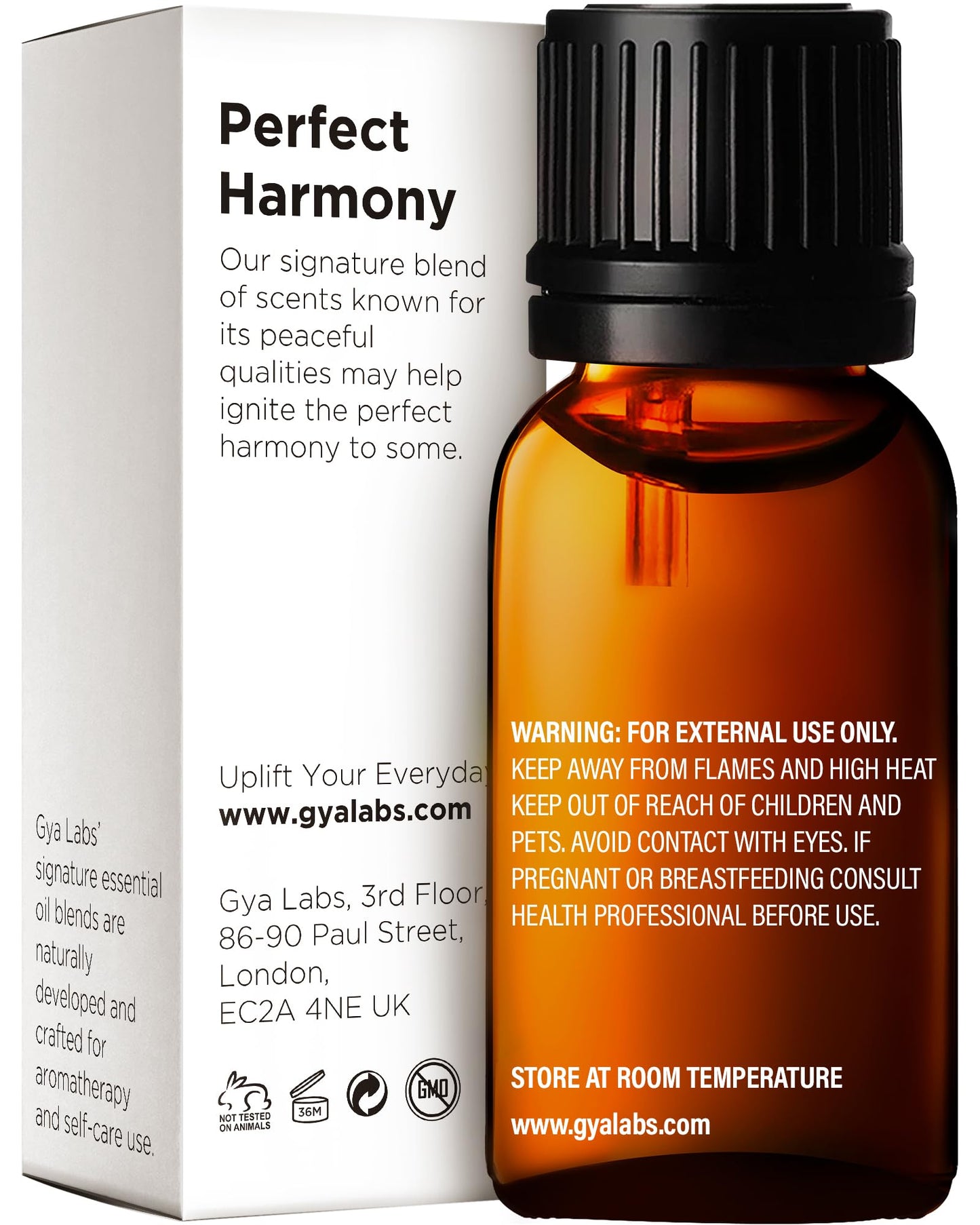 Gya Labs Perfect Harmony Essential Oil Blend (0.34 Fl Oz) - Soothing & Sweet