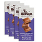 7TH HEAVEN Vegan Oat Milk Chocolate Bars with Caramel & Sea Salt, 3.5 oz, Dairy Free, Fair Trade, Kosher Parve, 4 Packs