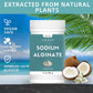 Hznxolrc Sodium Alginate Powder - 3 oz - Ideal for Caviar Spheres and Desserts
