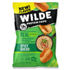 Wilde Spicy Queso Protein Chips, Thin And Crispy, High Protein, Keto Friendly, Made With Real Ingredients, 1.34Oz Bags (Pack Of