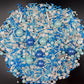 Blue Silver Sprinkles 120G/ 4.2Oz- Christmas Edible For Cake And Cupcake Sprinkles With Assorted Shapes And Sizes For Parties, M