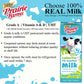 Prairie Farms Lactose Free Milk  Shelf Stable 1% Low Fat Milk Boxes Vitamin D  Gluten Free  Ultra Pasteurized (UHT)  Kosher - 8oz. (27 Pack)