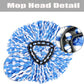 Anrekeyh Spin Mop Head, Base, Handle Replacement For O-Ceda Easywring Rinseclean Microfiber Spin Mop, 2 Microfiber Mop Refills,