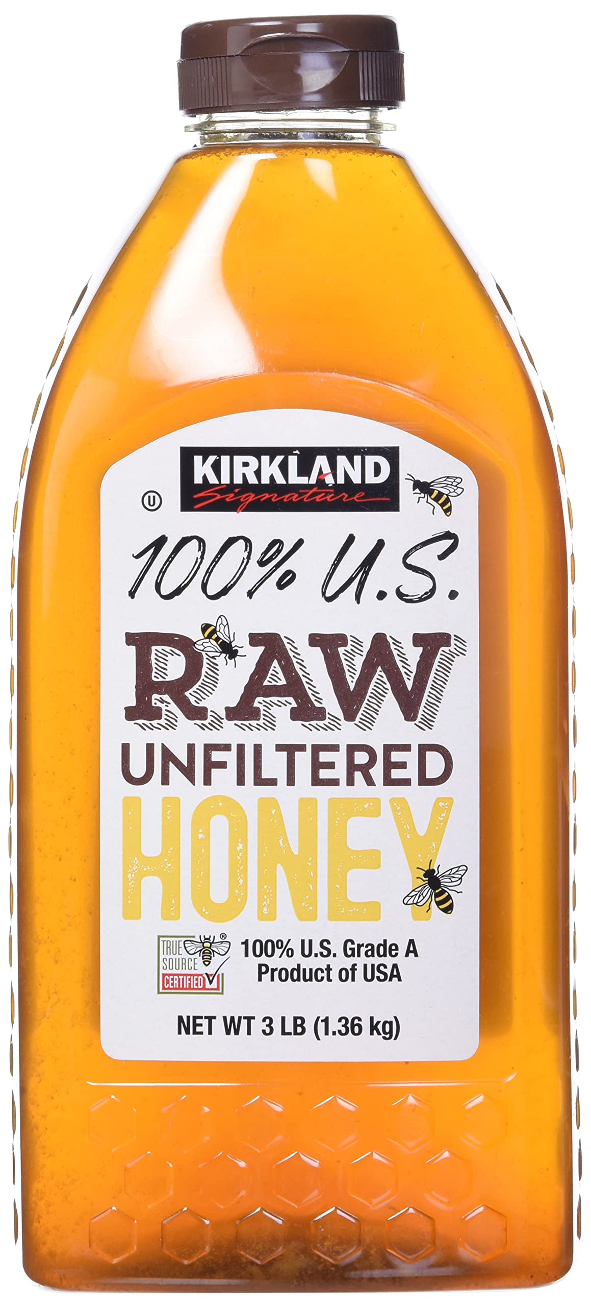 Kirkland Signature Kirkland Signature Raw Unfiltered Usa Honey (48 Oz/ 3 Lbs), 48 Oz(Pack Of 1)
