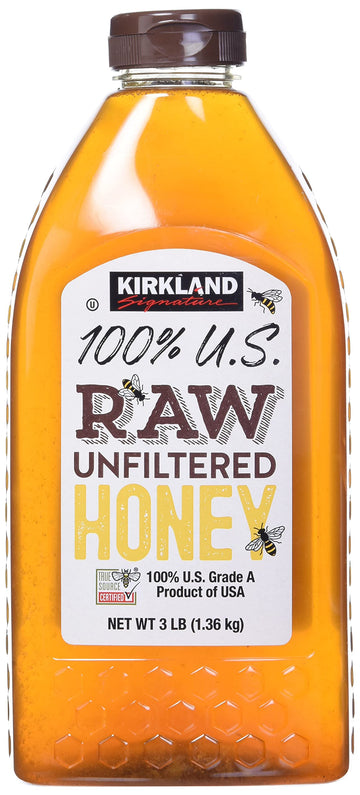 Kirkland Signature Kirkland Signature Raw Unfiltered Usa Honey (48 Oz/ 3 Lbs), 48 Oz(Pack Of 1)