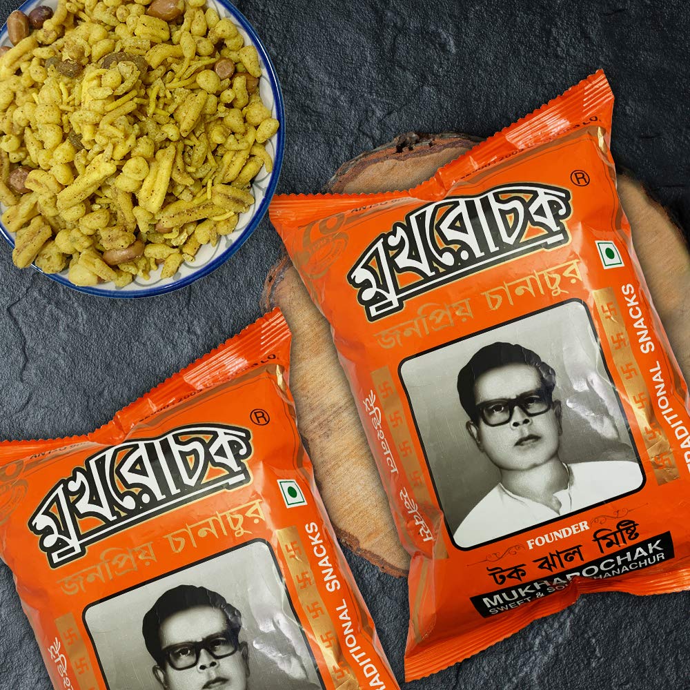 Mukharochak (Kolkata) Sweet And Sour Chanachur Bengali Snack Mix - 400 Gm