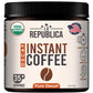 LRLA SUPERFOODS Organic Decaf Instant Coffee, Colombian Medium Roast, Toasted Caramel, 2.5 Ounce Pack