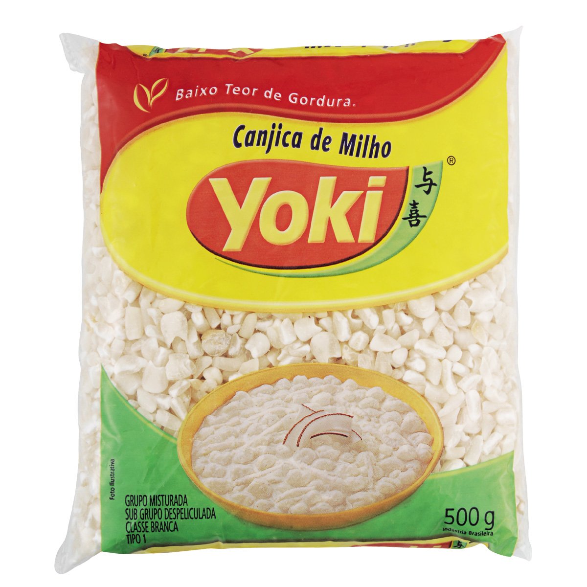 Yoki - CANJICA - WHITE CORN CANJICA - 17.64 Oz | CANJICA DE MILHO BRANCA - 500g