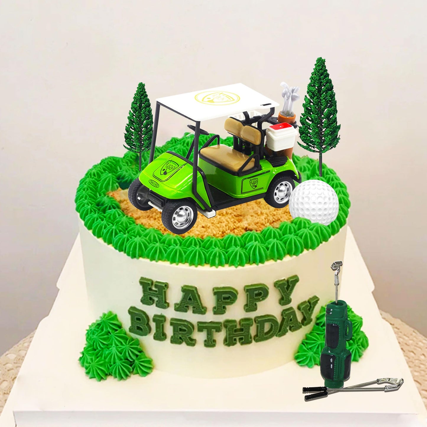 Luxury Golf Cake Decoration Heading For The Green Cake Topper Golf Themed Cake Decorations Golf Party Supplies Golf Party Favors