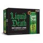 Liquid Death Severed Lime Sparkling Water, 8-Pack (19.2oz Cans), Low Calorie, No Artificial Sweeteners, Refreshing Lime Flavor