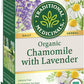 Traditional Medicinals Organic Chamomile & Lavender Herbal Tea, Settles Nervous System, (Pack Of 1) - 16 Tea Bags
