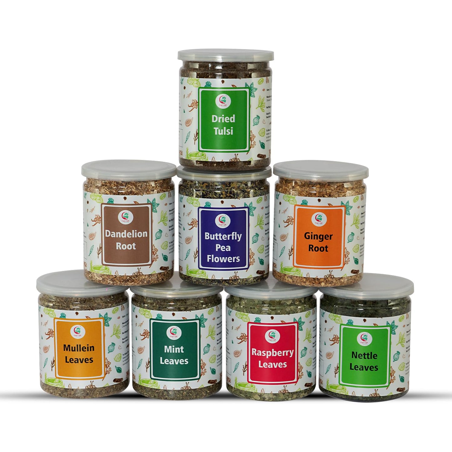 Loose Leaf Tea Set | Upto 450 Servings | Set Of 8 Teas For Wellness And Flavor Enthusiasts | Experience Blissful Infusion & Refr