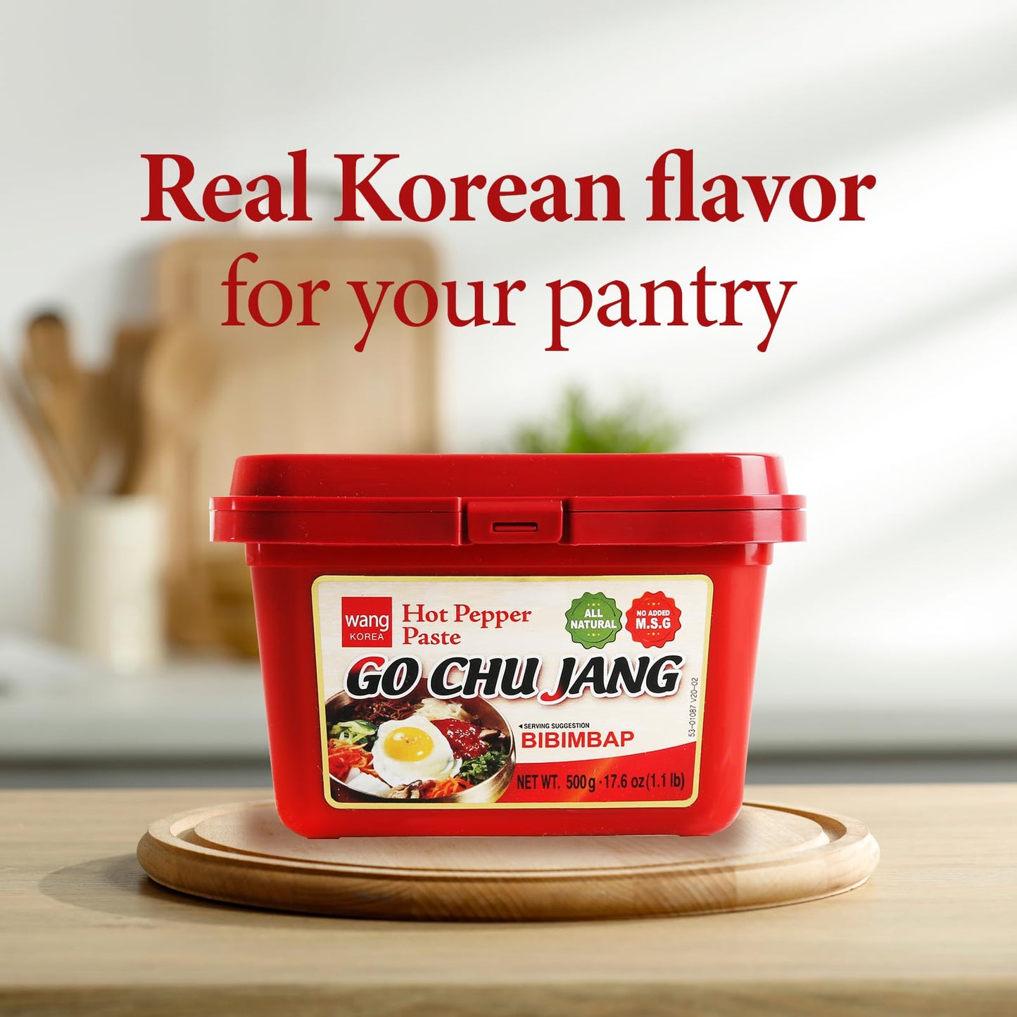 Wang Gochujang, Korean Red Pepper Paste, 1.1 Pound