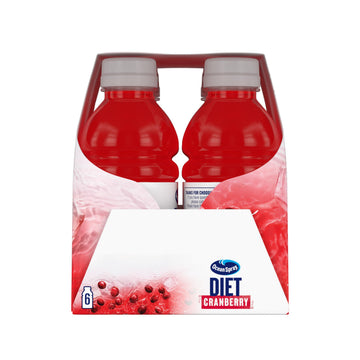 Ocean Spray Diet Cranberry Juice Drinks, 10 Fl Oz Bottles, 6 Count, Pack of 1