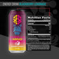 Gorilla Mind Energy Drink | Unmatched Energy  Amplified Focus | N-Acetyl-L-Tyrosine  Alpha-GPC  200mg Caffeine  Uridine  Saffron | 0 Sugar Or Artificial Colors | 16oz  12-Pack (Blackberry Lemonade)