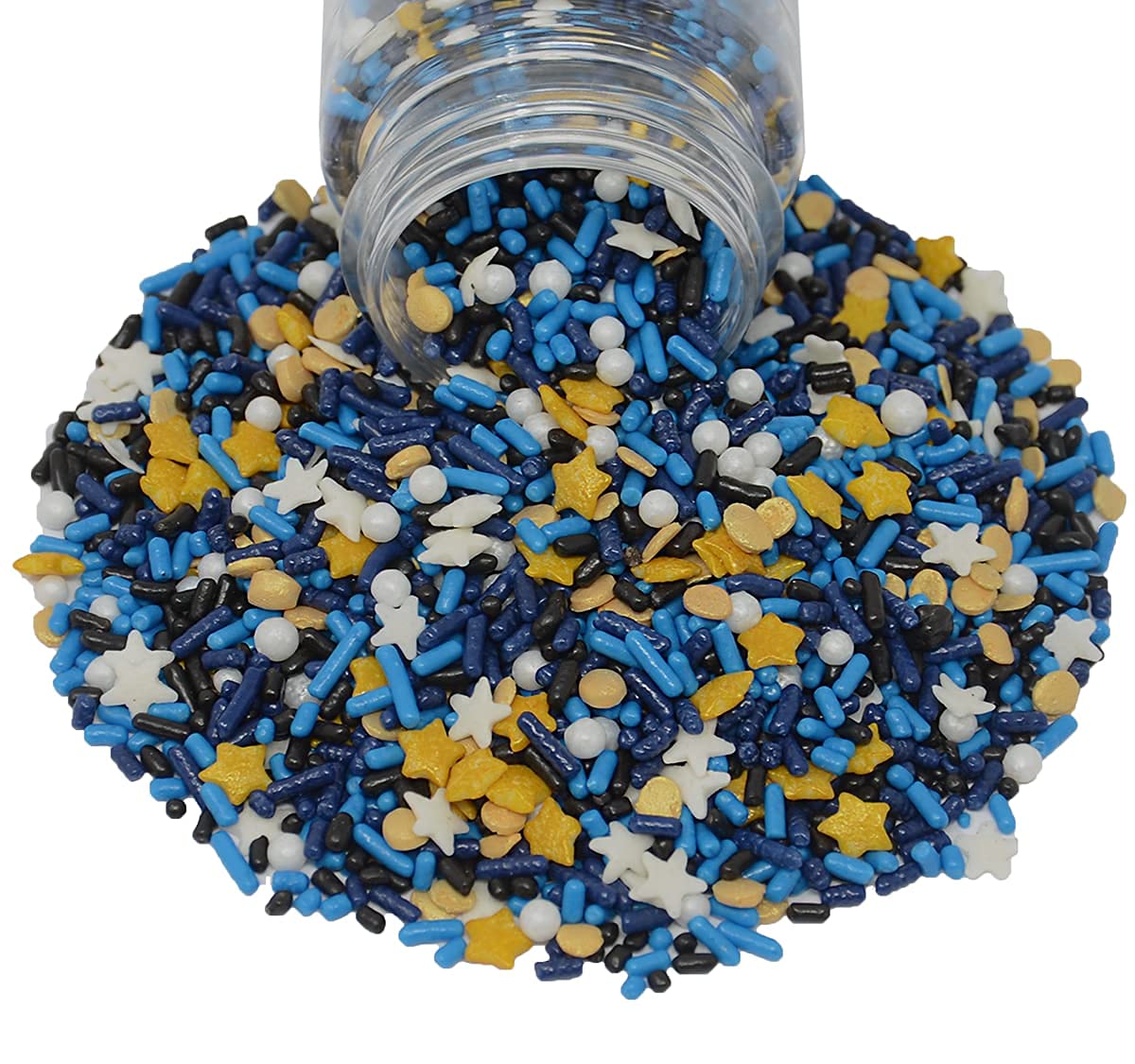 Mystic Sprinkles Sprinkle Mixes (Sparkling Gold Galaxy Sprinkle Mix 3.3Oz)