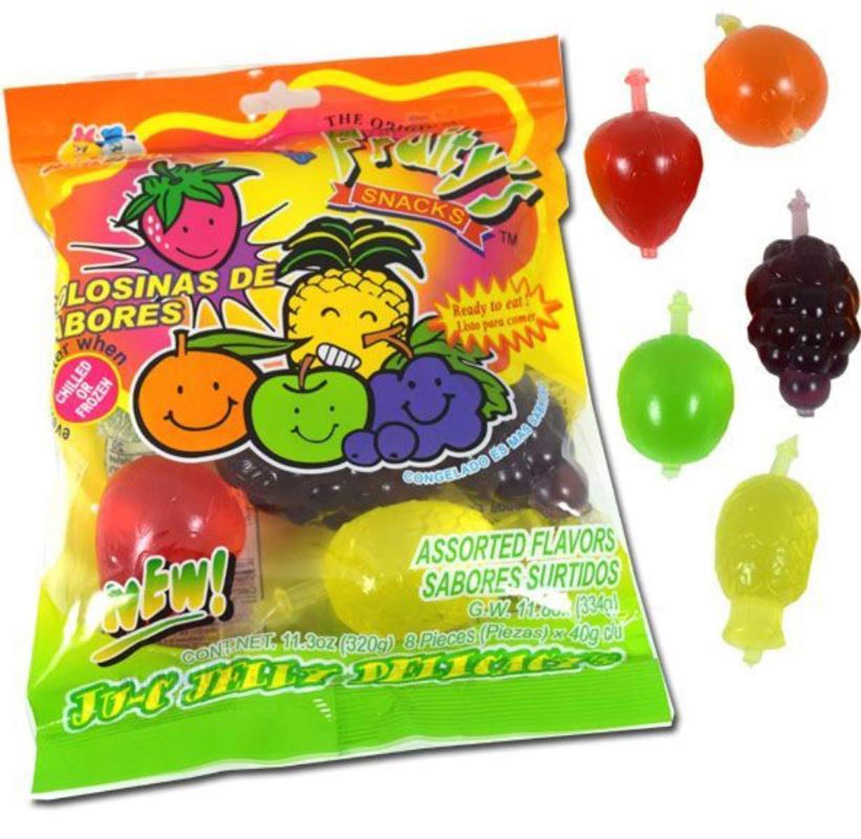 Din Don Fruity'S Ju-C Jelly Fruit Snacks