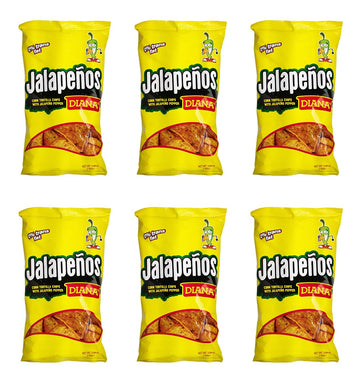 Diana Jalapeo Tortilla Chips 3.84oz (Pack of 6)