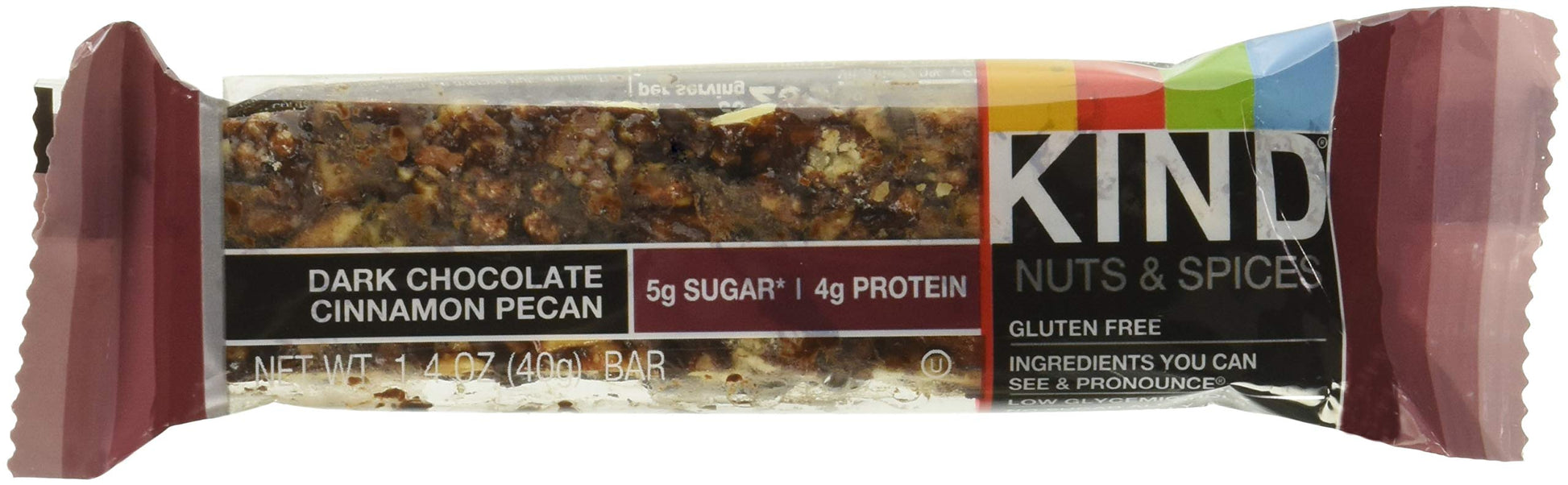 Kind Bar - Dark Chocolate Cinnamon Pecan - 1.4 Oz Bars - Pack Of 12