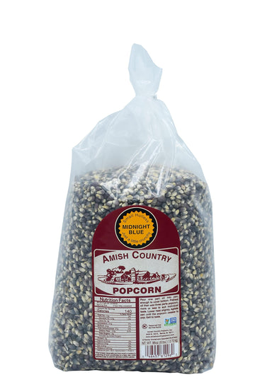 Amish Country Popcorn | 6 Lb Bag | Midnight Blue Popcorn Kernels | Old Fashioned, Non-Gmo And Gluten Free (Midnight Blue - 6 Lb