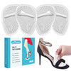 Metatarsal Pads (2 Pairs Shoe Inserts Women) | Soft Gel High Heel Inserts | Invisible Ball Of Foot Cushions For Women Foot Pain 