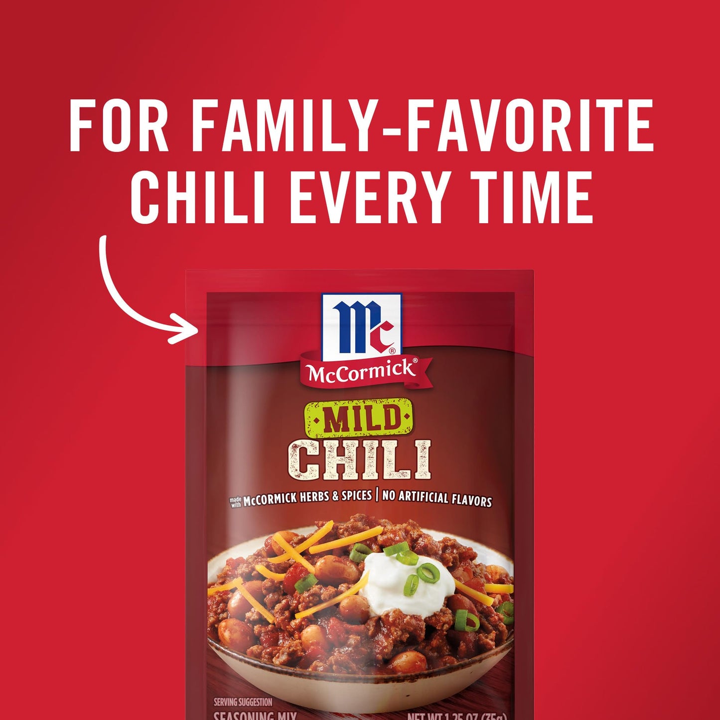 Mccormick, Mild Chili Seasoning Mix, 1.25 Oz