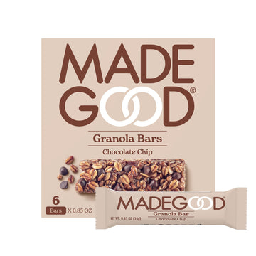 Madegood Granola Bars, Chocolate Chip, .85Oz 6 Count, 5.1Oz