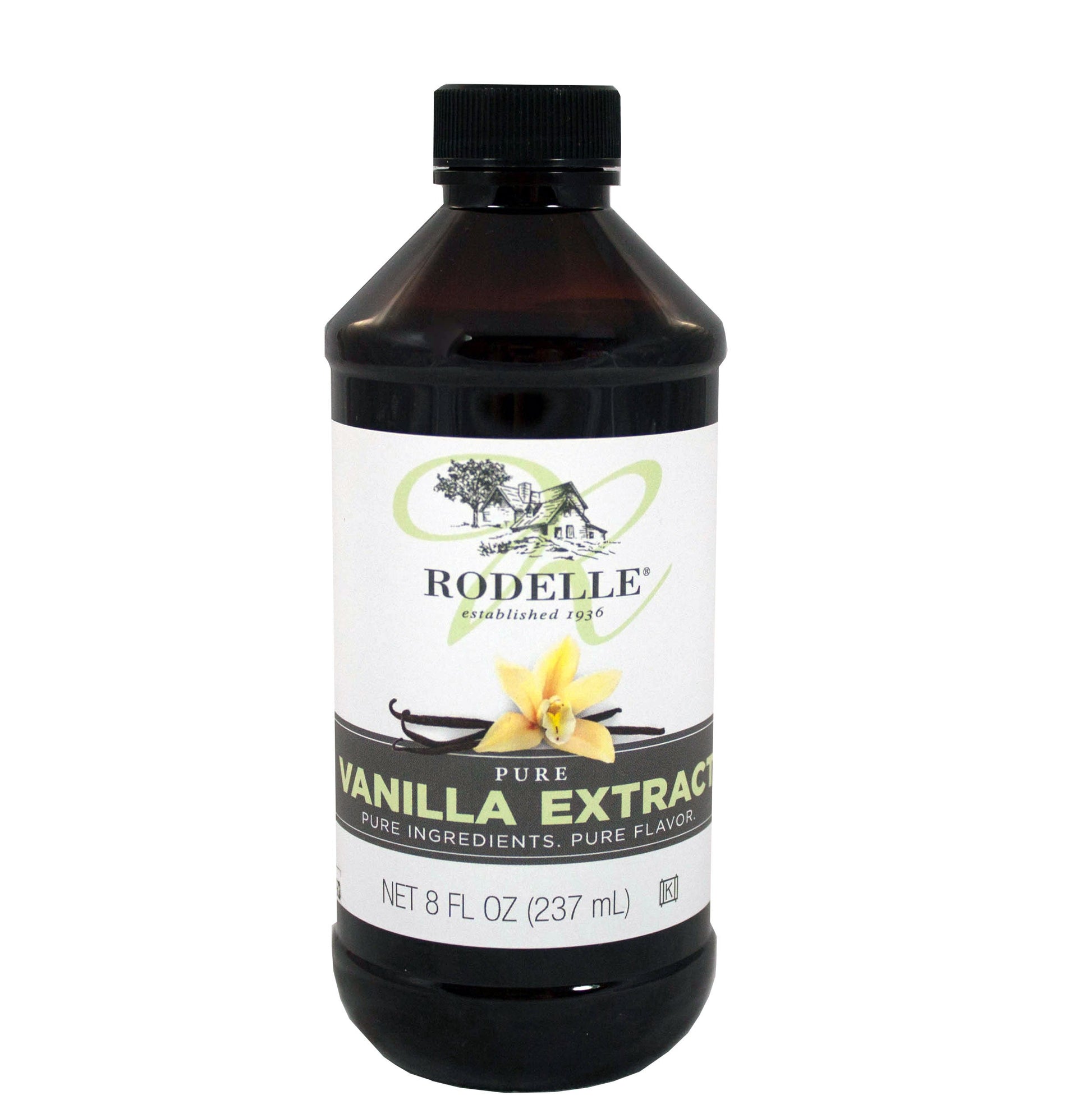 Rodelle Pure Vanilla Extract, 8-Ounce (Pack Of 12)