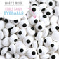 Sweets Indeed Bulk Candy Eyeballs  200 Edible Eyes  Christmas Sprinkles  Perfect for Cake Decorations  Baking  Ice Cream  Cookies  Cupcake Topper  2.92 ounces