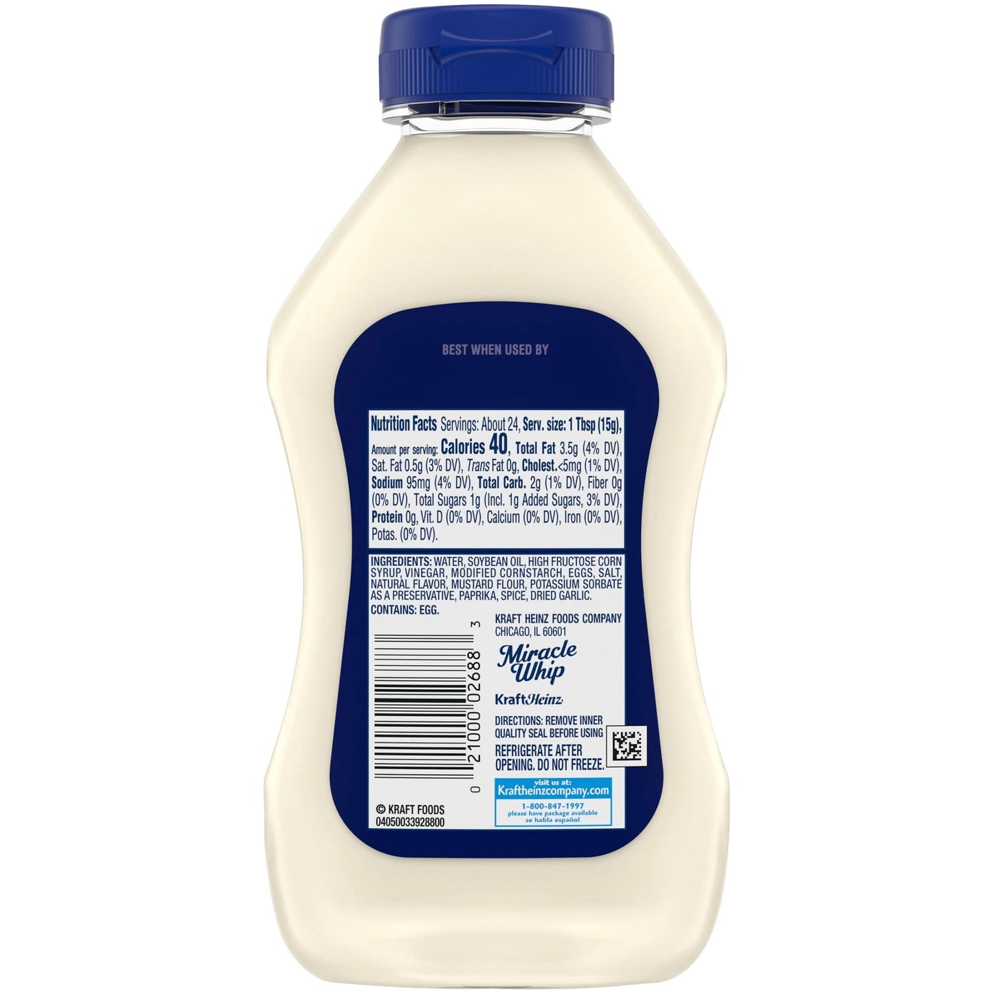 Product Of Kraft, Miracle Whip Original Dressing, 12 Oz, Count 1 - Dressing / Mayonnaise