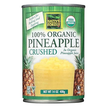 Native Forest Pineapple Organic Crushed, 14-Ounce (Pack of 6)