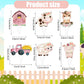 Hotop 48 Pcs Farm Animal Birthday Cupcake Toppers Farm Animal Theme Party Supplies Baby Shower Picks Barnyard Birthday Party Sup