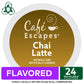 Café Escapes Chai Latte K-Cup Pods, 24 Count, Coffee, Model 5000203028