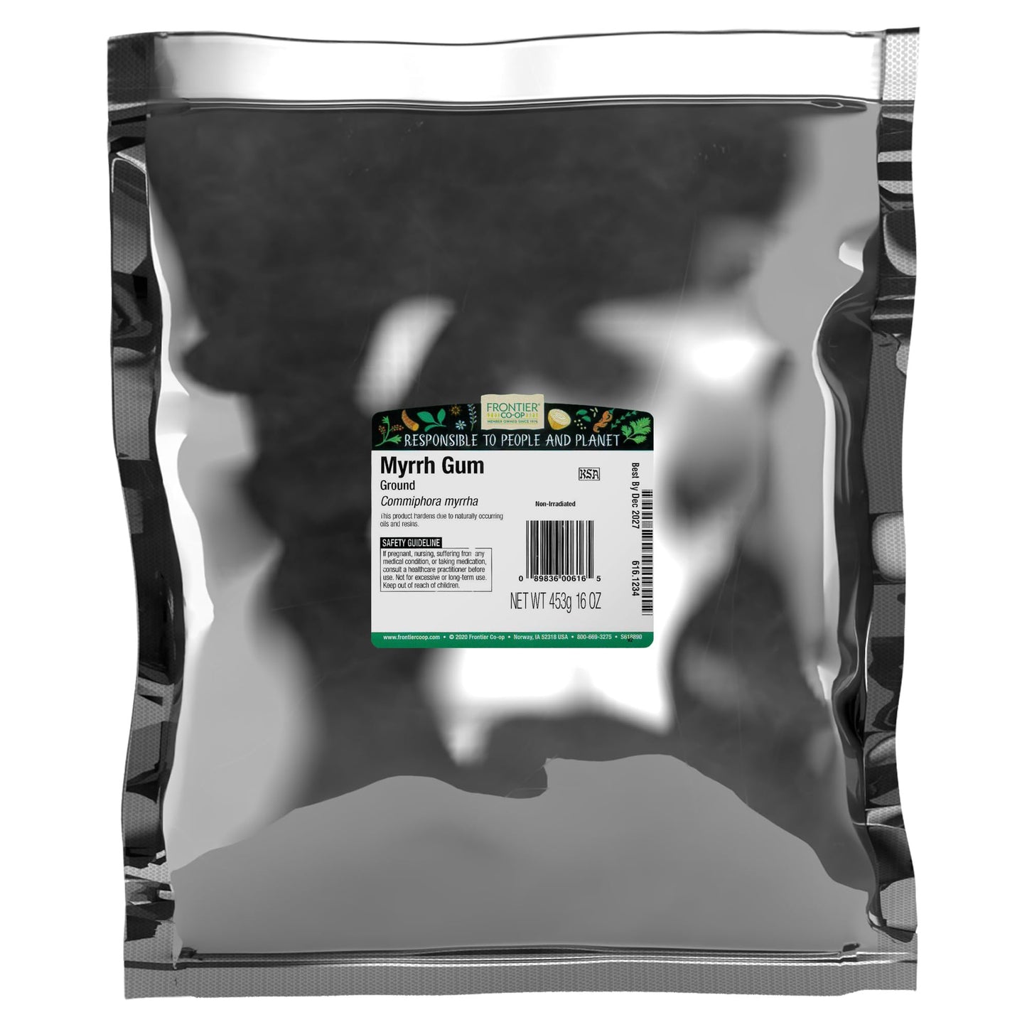 Frontier Co-op Ground Myrrh Gum 1lb - Brown, 1 Pound, Model 616