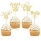 Gyufise 48 Pack Gold Glitter Hello 30 Cupcake Toppers Glitter Thirty Cheers To 30 Straight Outta 1994 Cupcake Picks For 30Th Bir