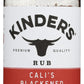 Kinder's Cali's Blackened Rub, Vegan, 4.2 Ounces (Pack Of 6)