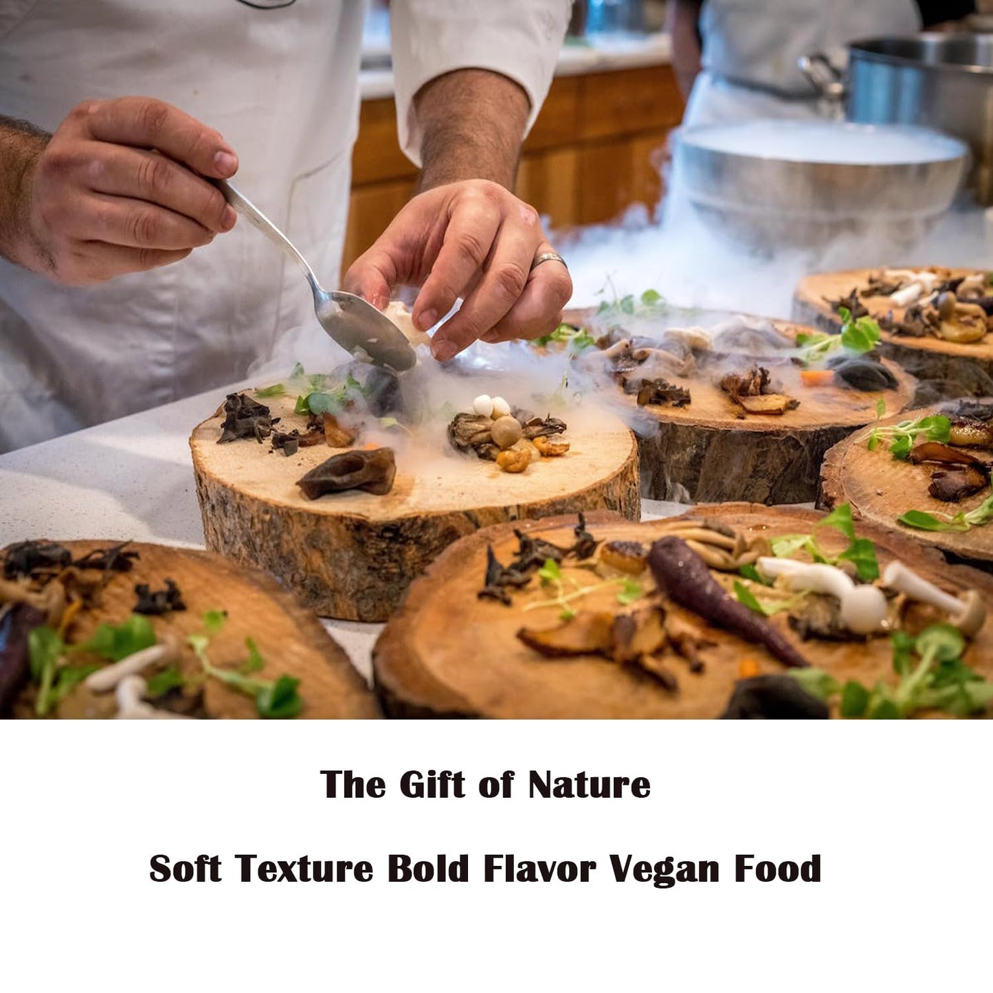 Vigorous Mountains Dried Mixed Mushrooms Blend Including Porcini Shiitake Oyster Woodear Mushrooms 4.23Oz, Soft Texture Bold Flavor Vegan Food For Cooking 120G