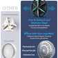 Bymore Fabric Shaver, Lint Shaver, Lint Remover Defuzzer Sweater Shaver For Clothes And Furniture(6-Leaf Blades,65Mm Mesh,2 Blad