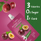 Hethstia Konjac Jelly Drinkable Squeeze Pouch Passion Fruit Flavor, 3 Calories, 10 Packs, 0 Sugar, Vegan, Gluten Free, Keto, Vit