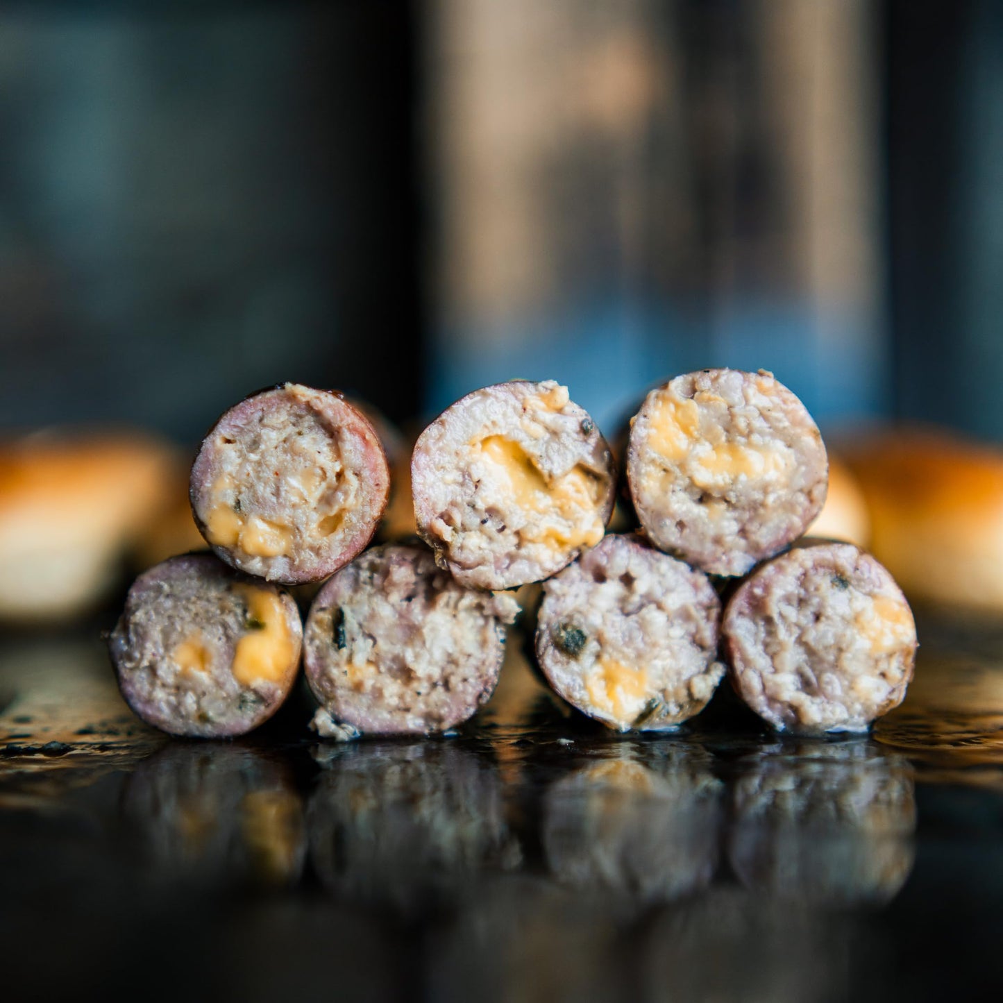 Bearded Butchers Jalapeo & Cheddar Bratwurst 12-Pack (1 Lb Each) - Spicy Jalapeo & Creamy Cheddar - Spicy, Savory, And Flavorful