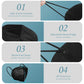 Chisip Kn95 Face Mask 60 Pcs, 5 Layer Cup Dust Safety Masks, Breathable Protection Masks Against Pm2.5 Dust For Men, Women Black
