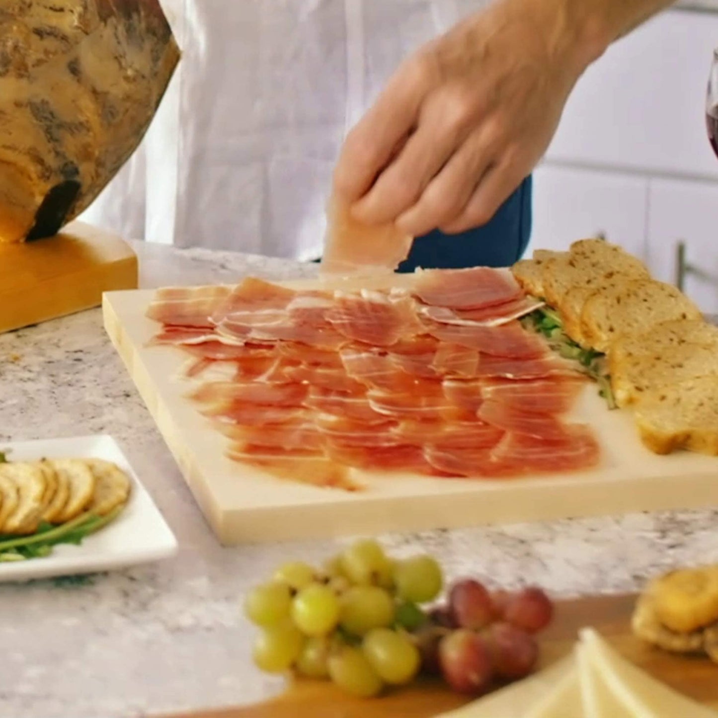 Monte Nevado Serrano Ham - 16lb, 24 Months Cured, Jamon Serrano, Great Gift