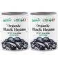 Food to Live Organic Canned Black Beans, 14 oz (Pack of 2) - Unsalted Non-GMO Frijoles Negro. Perfect for Salads, Soups, Stews. 